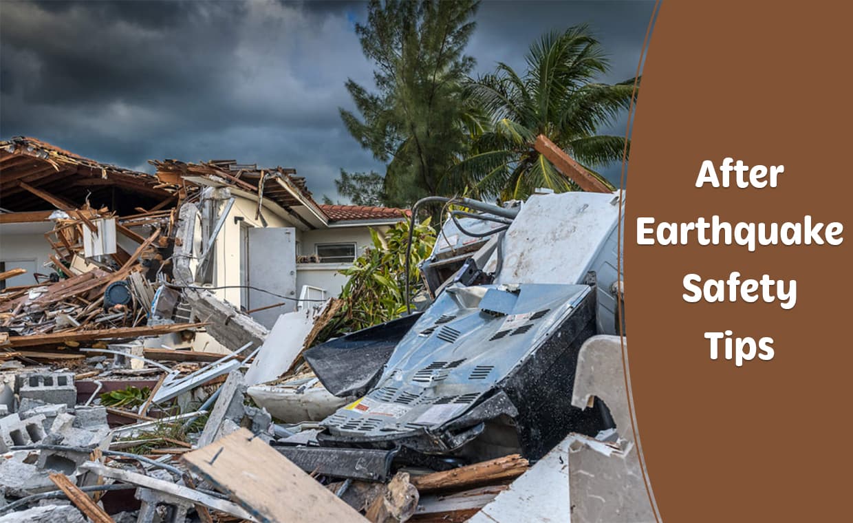 After Earthquake Safety Tips – 01 – 0207030005 After Earthquake Safety Tips