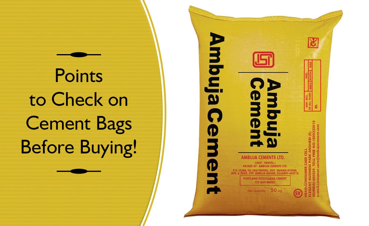 Points to Check on Cement Bags Before Buying! – 01 – 0301020010 Points to Check on Cement Bags Before Buying!