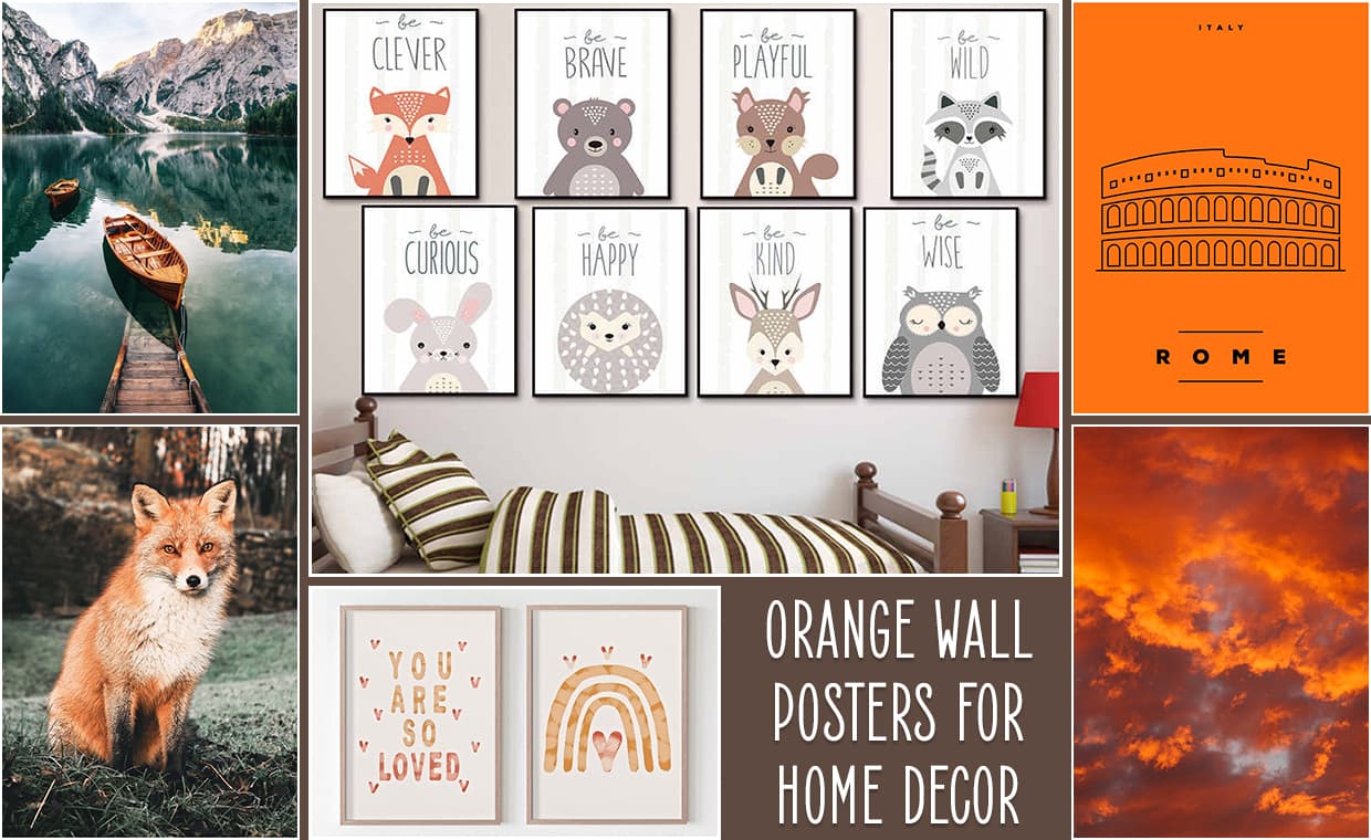 Orange Colour Posters Orange Colour Posters