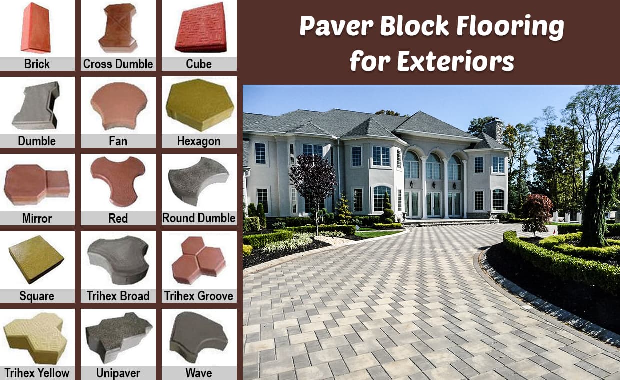 Paver Block Flooring for Exteriors – 01 – 0205090005 Paver Block Flooring for Exteriors