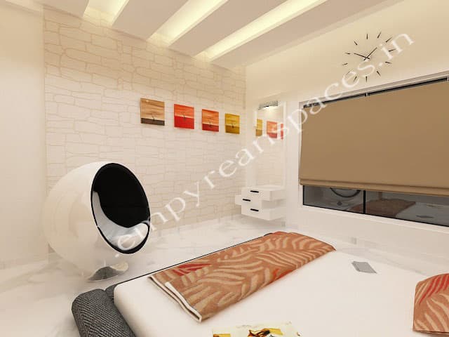 3D-View-of-Bedroom-incorporating-Double-Bed-Wooden-Side-Table-Bed-Back-Wall-with-Wooden-Wall-Panelling-1 Design Detail Banner 1