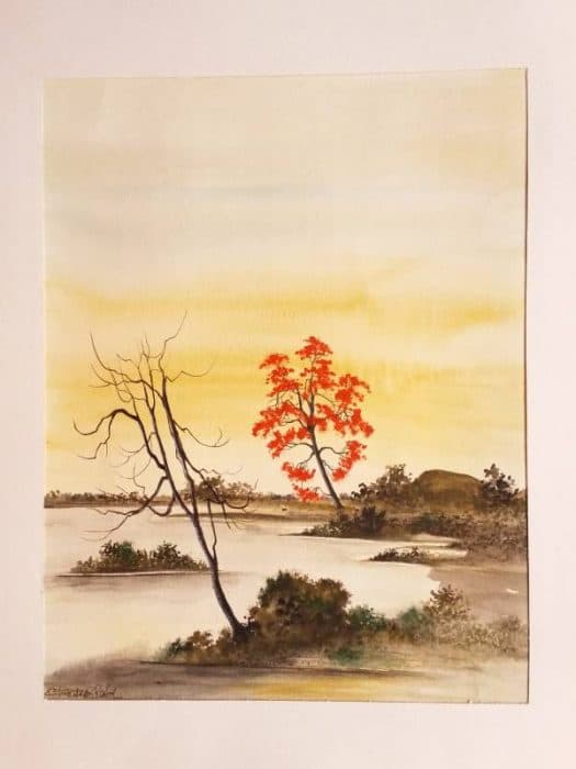 A-Red-Tree-near-River-Banks Design Detail Banner 0