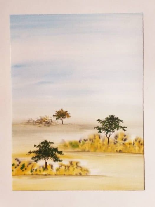 A-Road-Passing-Through-Trees-Bushes-Painting-on-Paper-with-Water-Colour-best-suitable-for-Home-Decor Design Detail Banner 0
