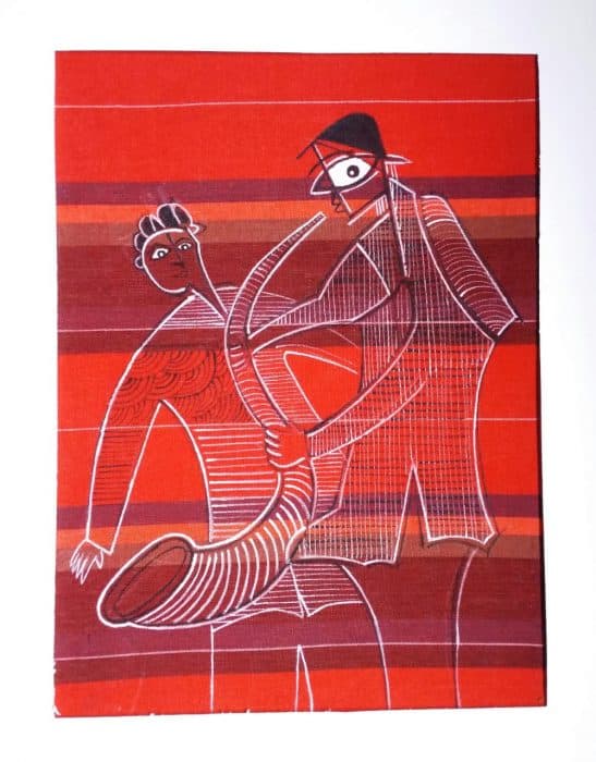 Abstract-Painting-Man-Playing-Instrument_.-This-Painting-is-done-with-Acrylic-on-Cotton-Cloth-for-Home-Decor. Swiper Content 0
