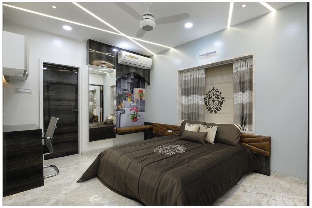 Bedroom-accommodating-Double-Bed-Cushioned-Headboard-Cushions-Study-Desk-with-a-Chair-01 Design Detail Banner 0