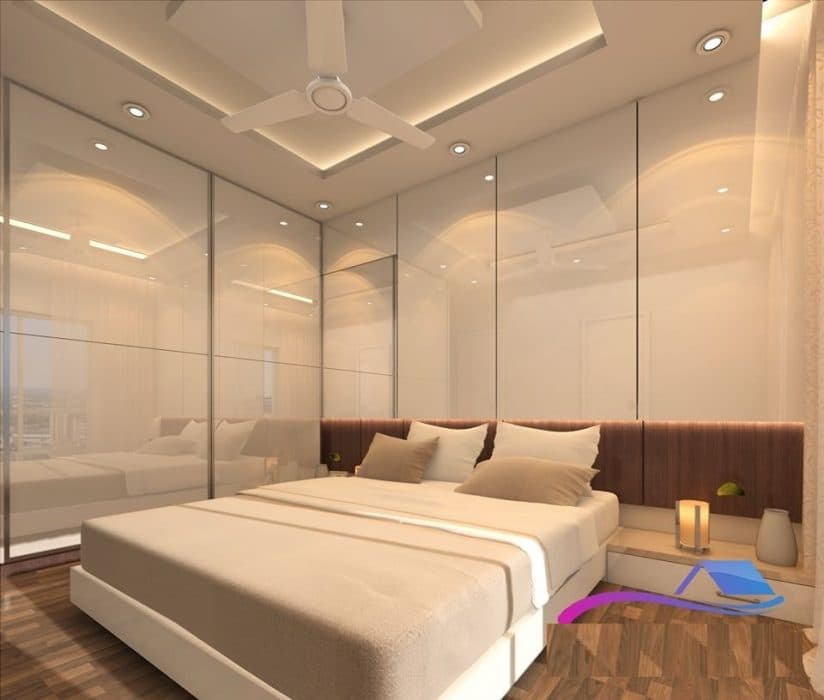 Bedroom-designed-in-Minimalist-Style-incorporating-Wooden-Bed Design Detail Banner 1