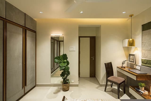 Bedroom-incorporating-Corner-Wooden-Double-Bed-with-Storage-below-Wooden-Side-Table-with-Table-Lamp-1 Swiper Content 1