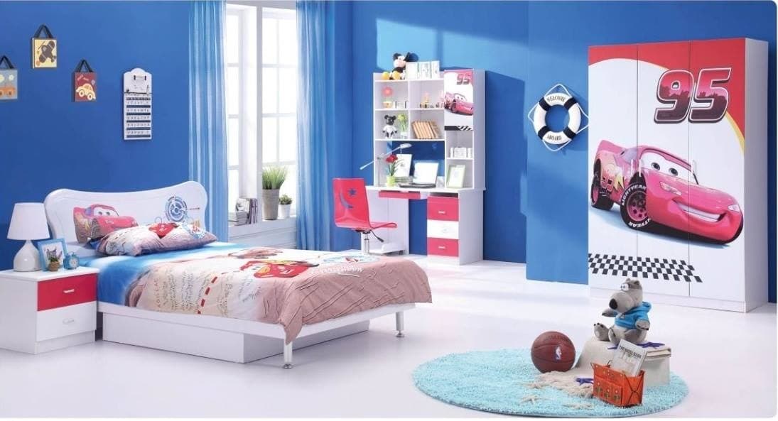 Blue-Red-Themed-Childrens-Bedroom-1 Design Detail Banner 0