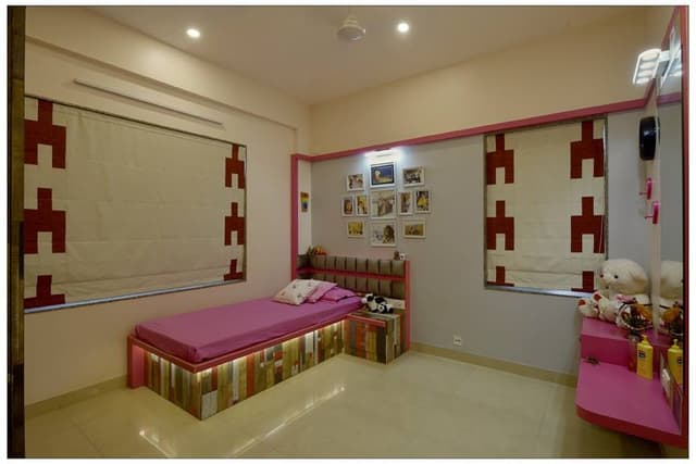 Childrens-Bedroom-accommodating-Wooden-Corner-Single-Bed-with-LED-Light Swiper Content 0