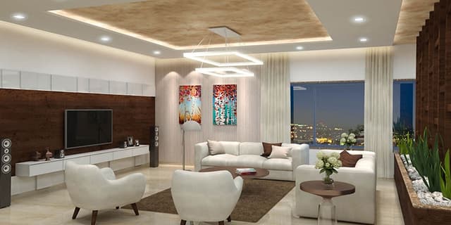 Contemporary-Living-Room-designed-with-Tuxedo-Sofa-Sofa-Chairs-Round-Wooden-Coffee-Table-placed-on-a-Rug Swiper Content 0