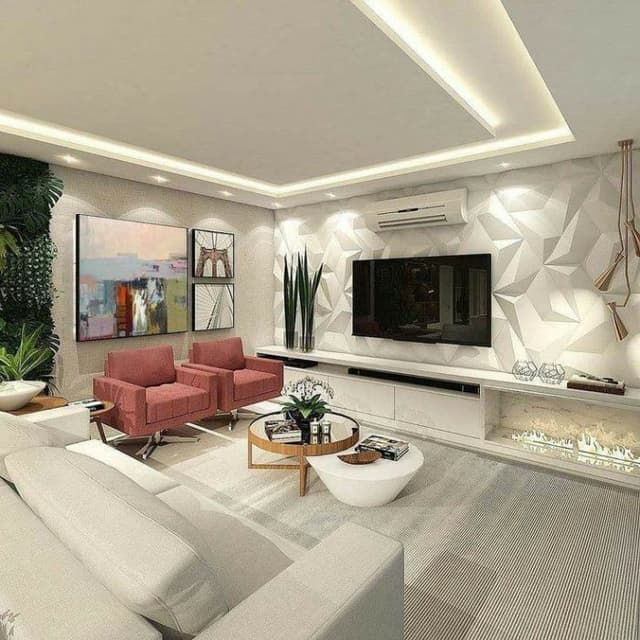 Contemporary-Living-Room-in-White-Theme-incorporating-Square-Armed-Sofa-Set-with-Sofa-Chairs. Swiper Content 0