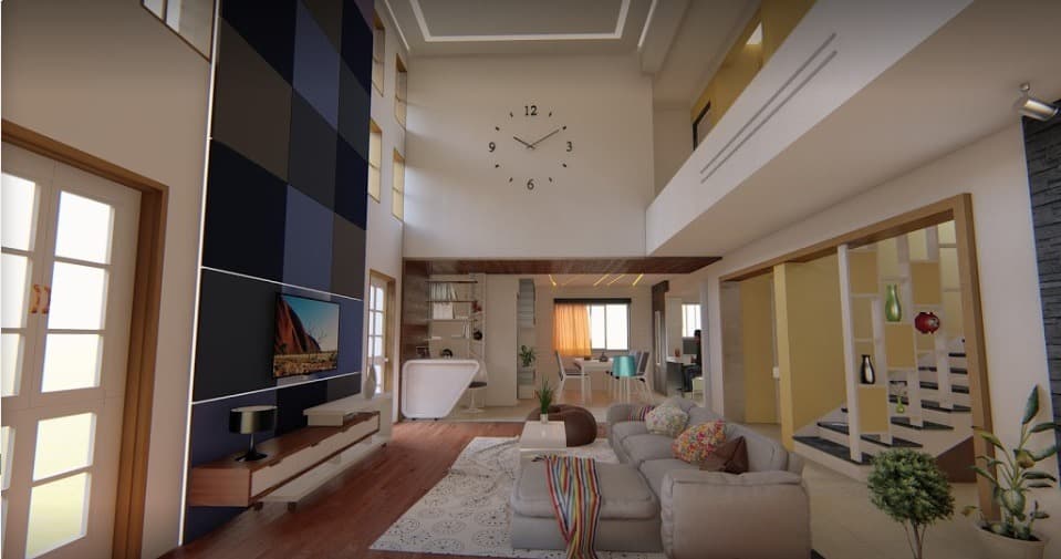 Double-Heighted-Living-Room-incorporating-Modular-Recliner-Sectional-Sofa-Set. Design Detail Banner 1