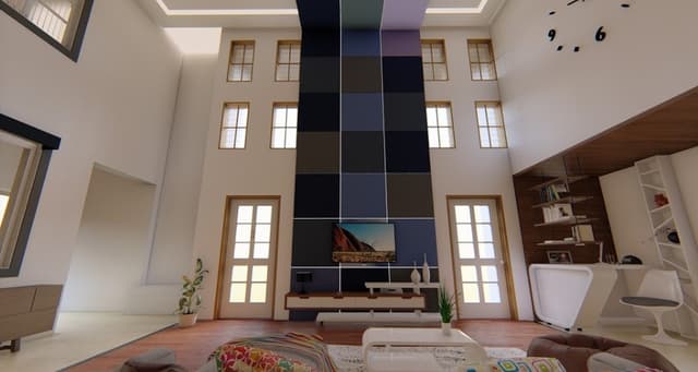 Double-Heighted-Living-Room-incorporating-Modular-Recliner-Sectional-Sofa-Set Swiper Content 0