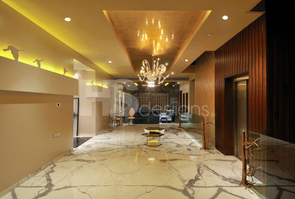 Entrance-Foyer-Area-comprising-Lift-with-Wooden-Wall-Panelling Design Detail Banner 0