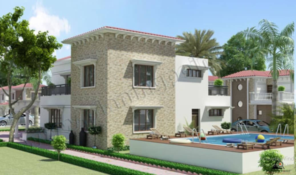 Exterior-Views-of-Residential-Township-incorporating-G1-Bungalows-having-Entrance-Porch-with-Columns-Flat-and-Sloping-Roof-3 Design Detail Banner 2