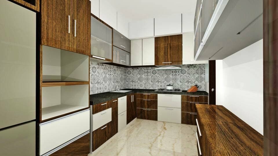 Kitchen-designed-with-Black-Granite-Countertop-Tiles-for-Kitchen-Backsplash-Base-Cabinets-Wall-Cabinets-Additional-Wooden-Cabinet-1 Design Detail Banner 0