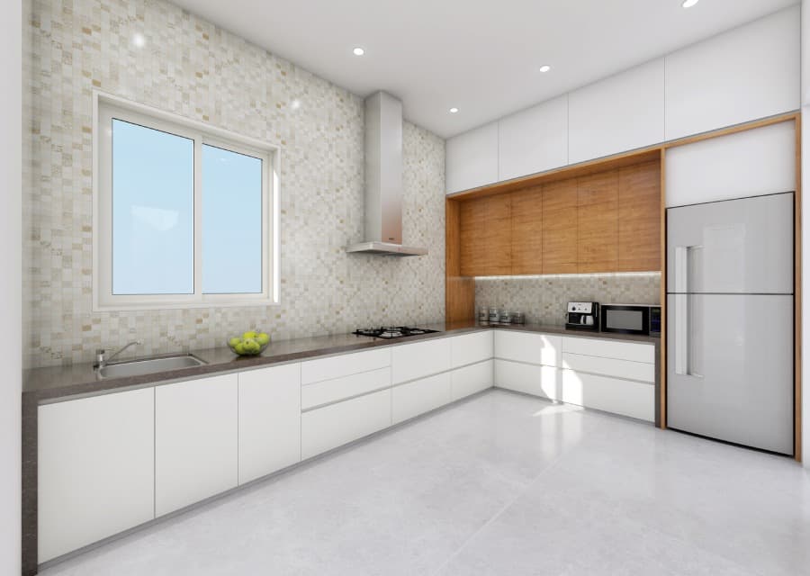 Kitchen-incorporating-L-Shaped-Kitchen-Counter Design Detail Banner 0