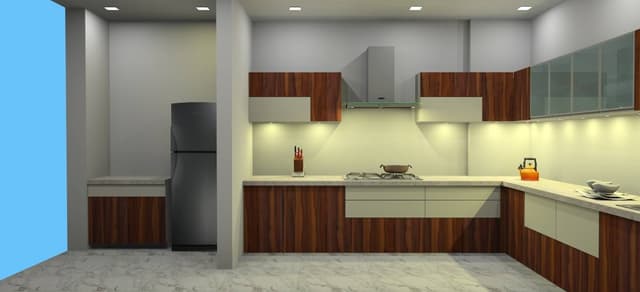 Kitchen-with-L-Shaped-Kitchen-Counter-White-Marble-Kitchen-Countertop-Lower-Kitchen-Cabinets-Built-in-Stove-with-Chimney-above Swiper Content 1