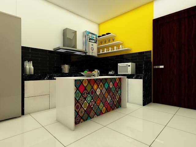 L-Shaped-Kitchen-with-White-Coloured-Base-Cabinets. Design Detail Banner 0