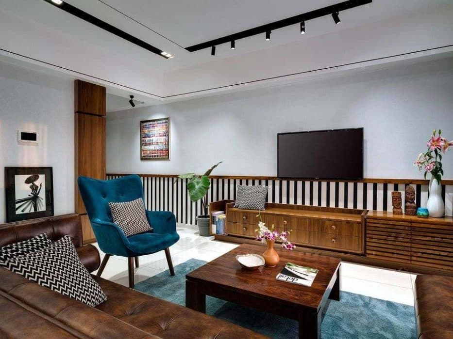 Living-Room-comprising-of-Square-Armed-Brown-Leather-Tufted-Upholstered-L-Shaped-Sectional-Sofa-with-Right-Arm-Facing-Chaise-2 Design Detail Banner 1