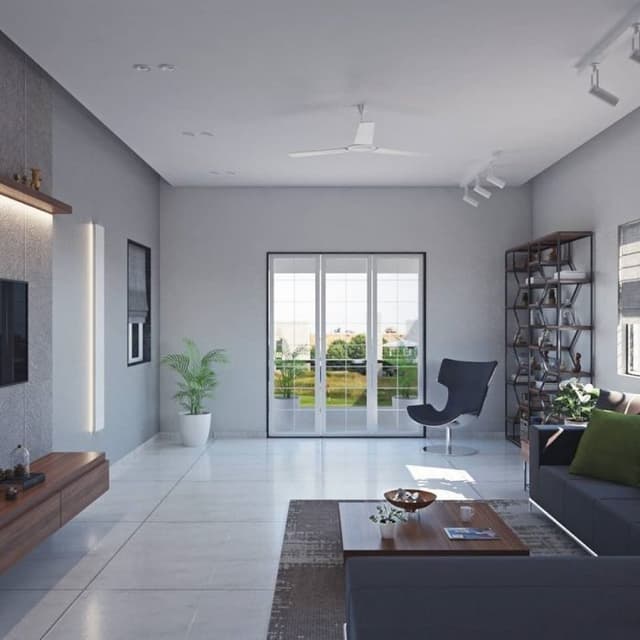 Living-Room-in-White-Grey-Theme-incorporating-Modern-Right-Facing-Chaise-Sectional-Sofa Swiper Content 1