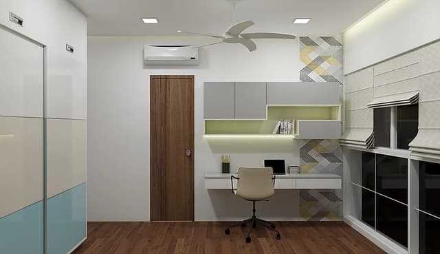 Minimalist-Bedroom-accommodating-White-Coloured-Trundle-Bed-Side-Tables-with-Lamp-on-it-1 Swiper Content 3