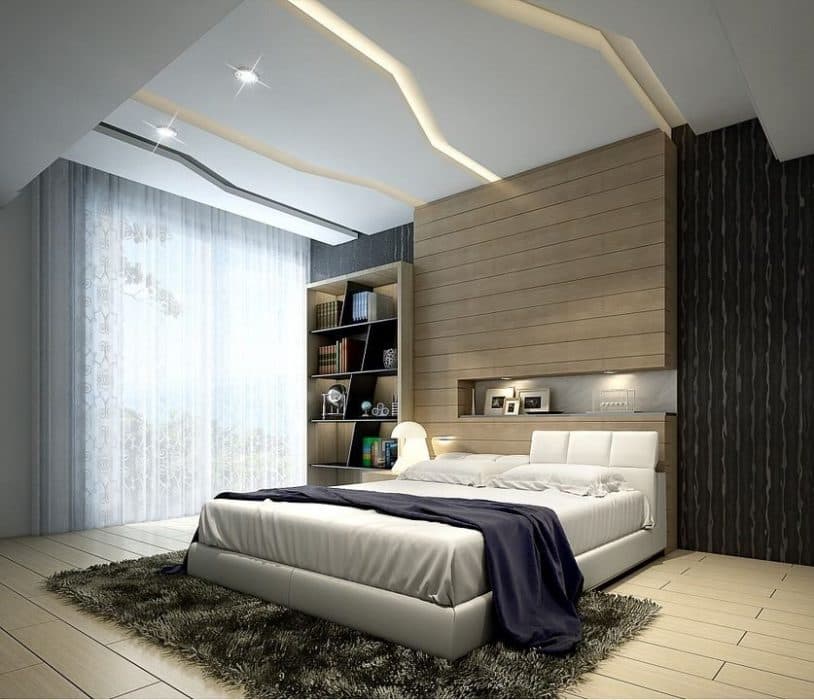 Modern-Bedroom-designed-with-elegance-Upholstered-Wooden-Bed Design Detail Banner 0