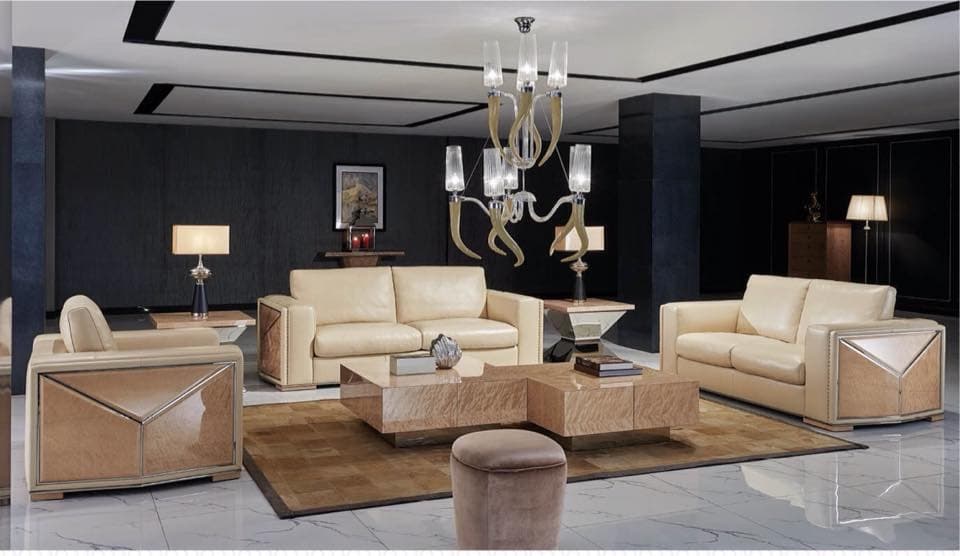 Modern-Living-Room-accommodating-Cream-Coloured-2-Seater-Square-Armed-Leather-upholstered-Sofa-Set-with-Sofa-Chair Design Detail Banner 0