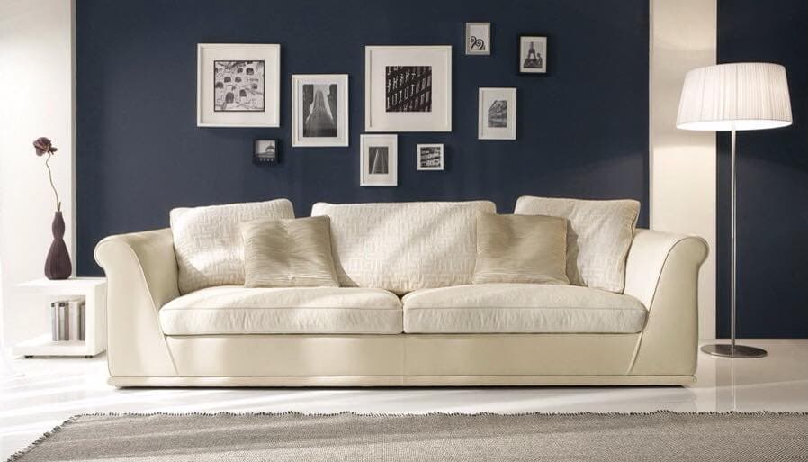 Offwhite-Coloured-Roll-Arm-Modern-Sofa-with-Cushions Design Detail Banner 0
