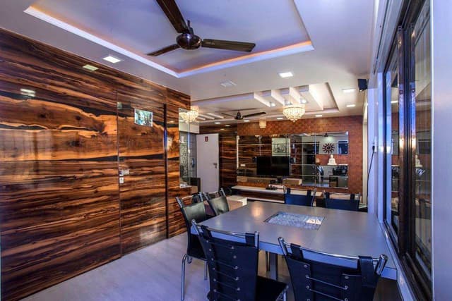 Open-Concept-6-Seater-Wall-mounted-Dining-Table Swiper Content 0