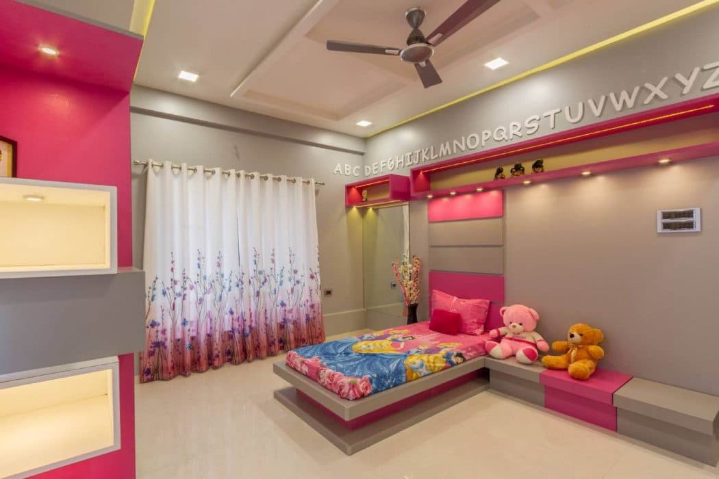 Pink-White-Grey-Themed-Childrens-Bedroom-with-Single-Bed-with-Storage-below-Grey-Pink Design Detail Banner 0