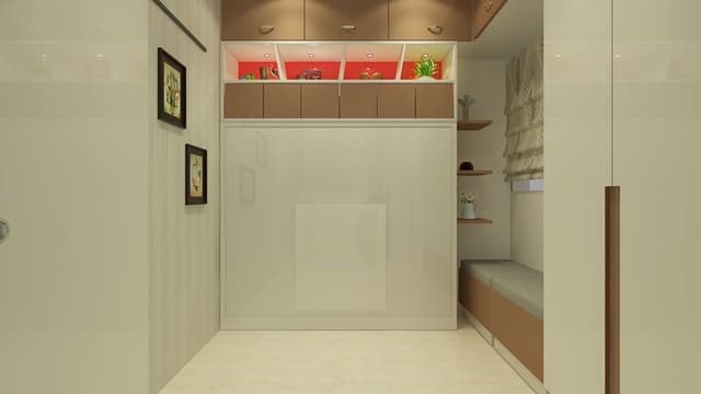 Space-Saving-Wall-mounted-Wooden-Dining-Table-with-Wooden-Bench-Seatings Swiper Content 2