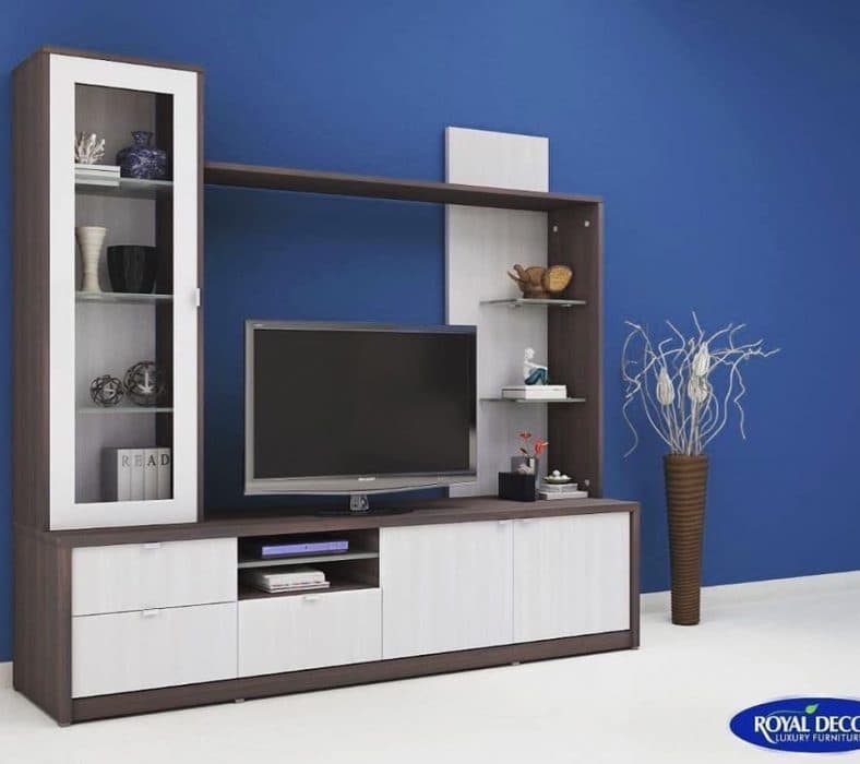 TV-Unit-Wall-highlighted-with-Blue-Wall-Paint Design Detail Banner 0