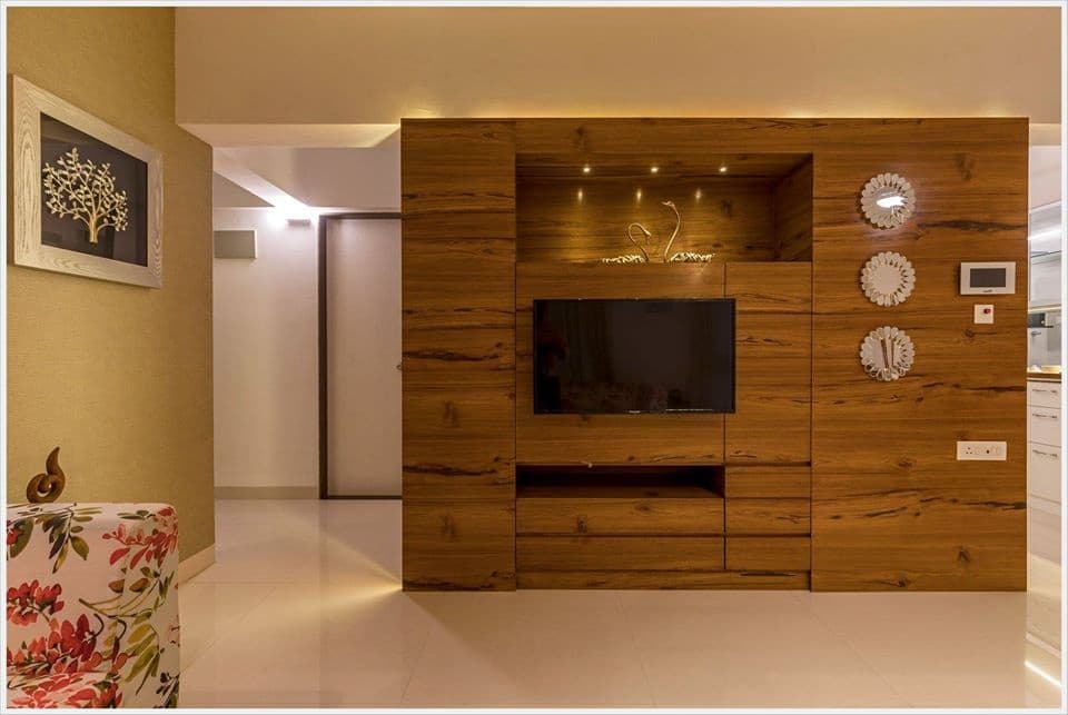 TV-Unit-Wall-with-Ceiling-Fitted-Wooden-Wall-Panelling-highlighted-with-Cove-Light Design Detail Banner 0