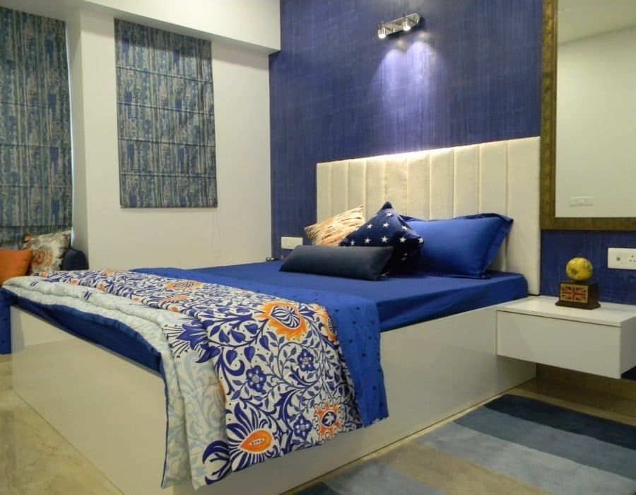 The-Box-Type-Bed-having-a-Storage-Space-with-Cushioned-Backrest-in-off-White-Colour. Design Detail Banner 0