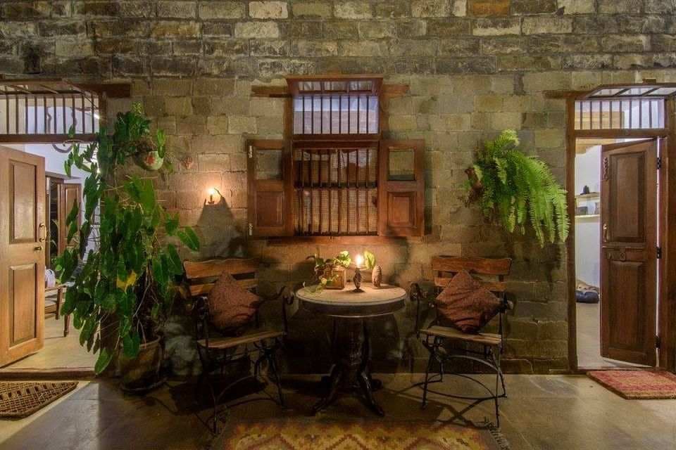 The-Traditional-Rustic-Style-Residence-has-a-Beautiful-Verandah.. The Traditional Rustic Style Residence has a Beautiful Verandah