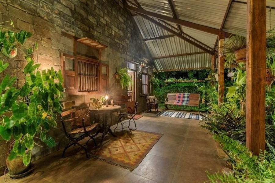 The-Traditional-Rustic-Style-Residence-has-a-Beautiful-Verandah. Traditional Rustic Style Residence has a Beautiful Verandah