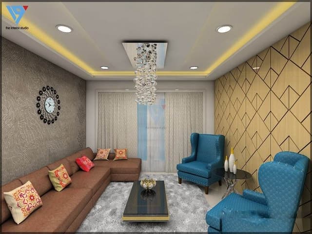 This-Linear-Living-Room-has-a-5-Seater-L-Shape-Brown-Leather-Upholstered-Sofa Swiper Content 0