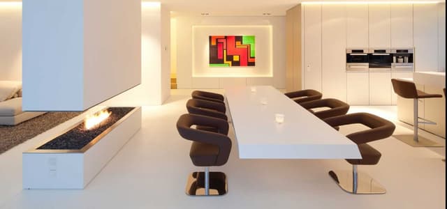 Ultra-Luxurious-Contemporary-White-Theme-Dining-Room-with-6-seater-Dining-Table-Chairs Ultra Luxurious Contemporary White Theme Dining Room with 6 seater Dining Table Chairs