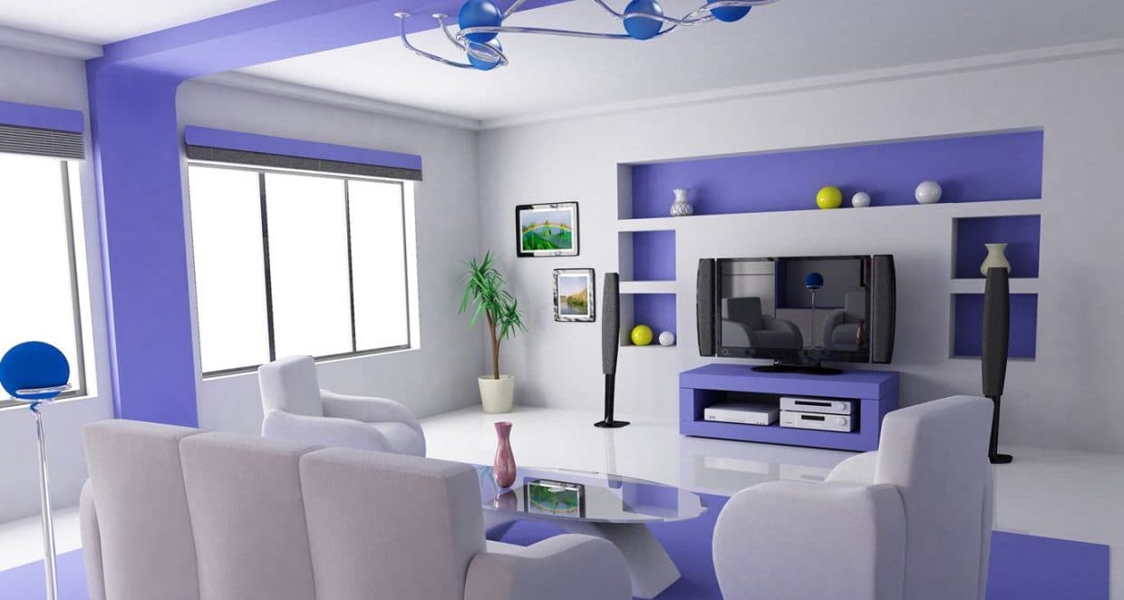 White-Purple-Theme-in-Living-Room-designed-White-Coloured-Sofa-Sofa-Chairs-Oval-Center-Table Design Detail Banner 0