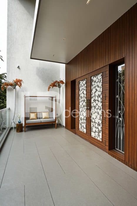 Wooden-2-Door-Openable-Entrance-Door-with-Arcylic-Sheet-in-the-Center-Fixed-Glass-with-Grill-on-both-sides-2-Doors-with-a-Wooden-sheet Swiper Content 0