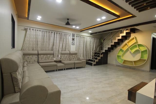 Contemporary Large Living Room incorporating L- Shaped Modular Sectional Sofa – 1 Contemporary Large Living Room incorporating L- Shaped Modular Sectional Sofa