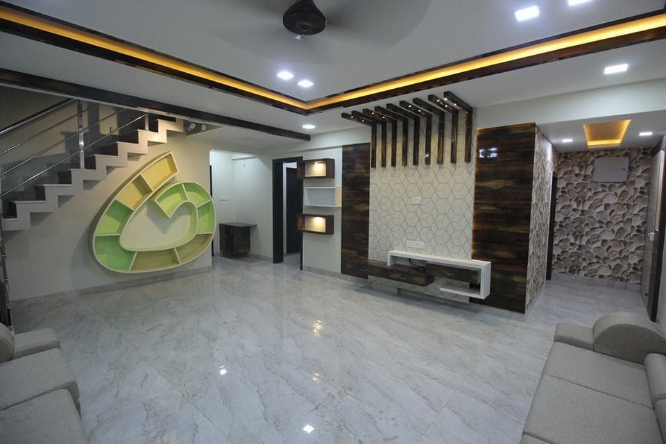 Contemporary Large Living Room incorporating L- Shaped Modular Sectional Sofa – 2 Contemporary Large Living Room incorporating L- Shaped Modular Sectional Sofa