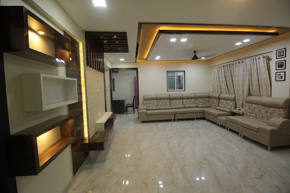 Contemporary Large Living Room incorporating L- Shaped Modular Sectional Sofa – 3 Contemporary Large Living Room incorporating L- Shaped Modular Sectional Sofa