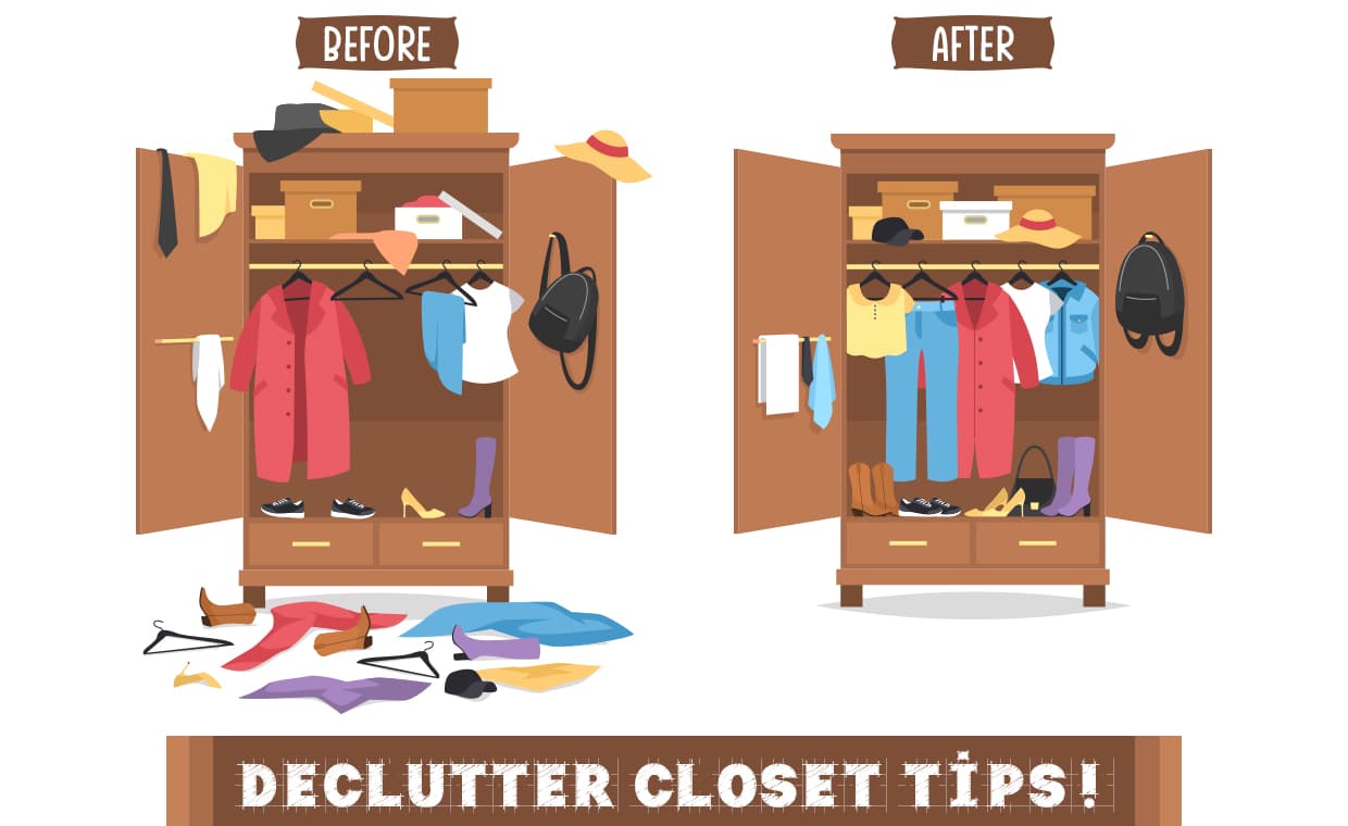 Declutter Closet Tips Declutter Closet Tips