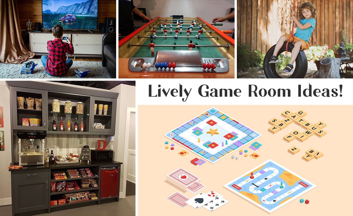Lively Game Room Ideas Lively Game Room Ideas