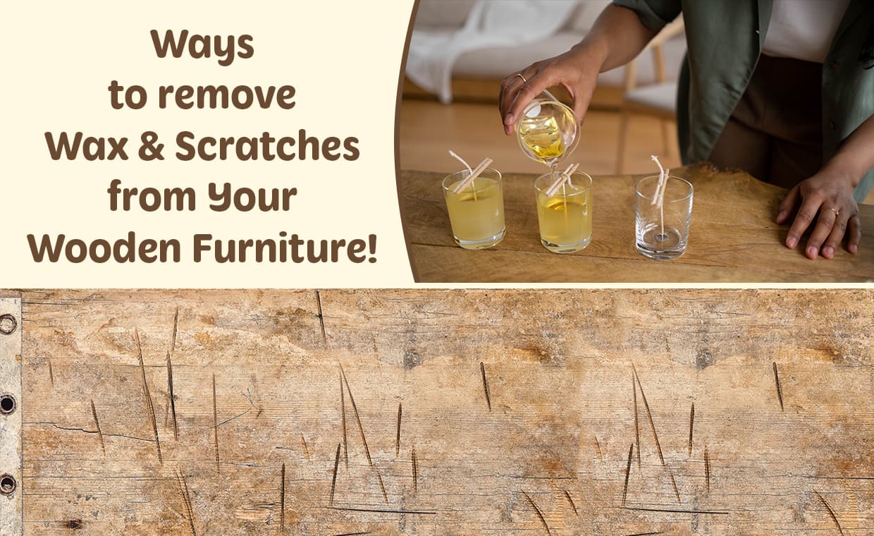 Remove scratches from wood furniture Remove scratches from wood furniture