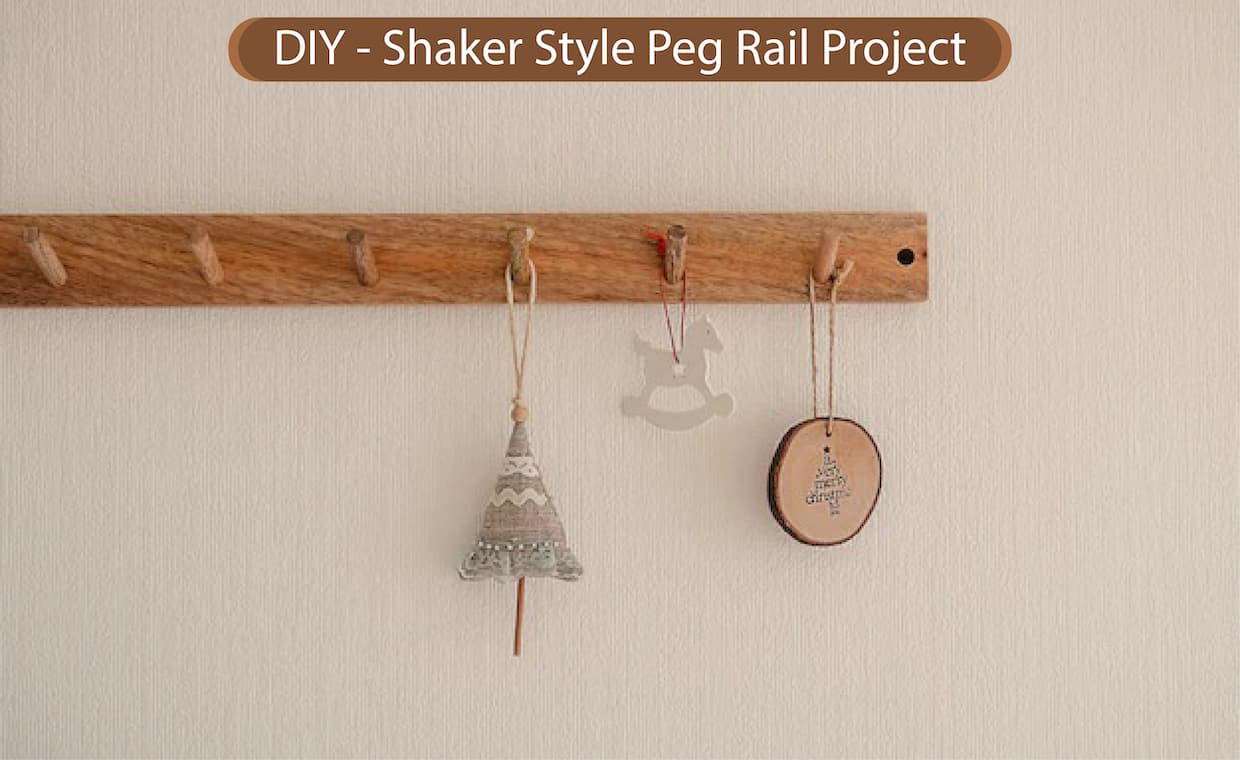 DIY shaker peg rail DIY shaker peg rail
