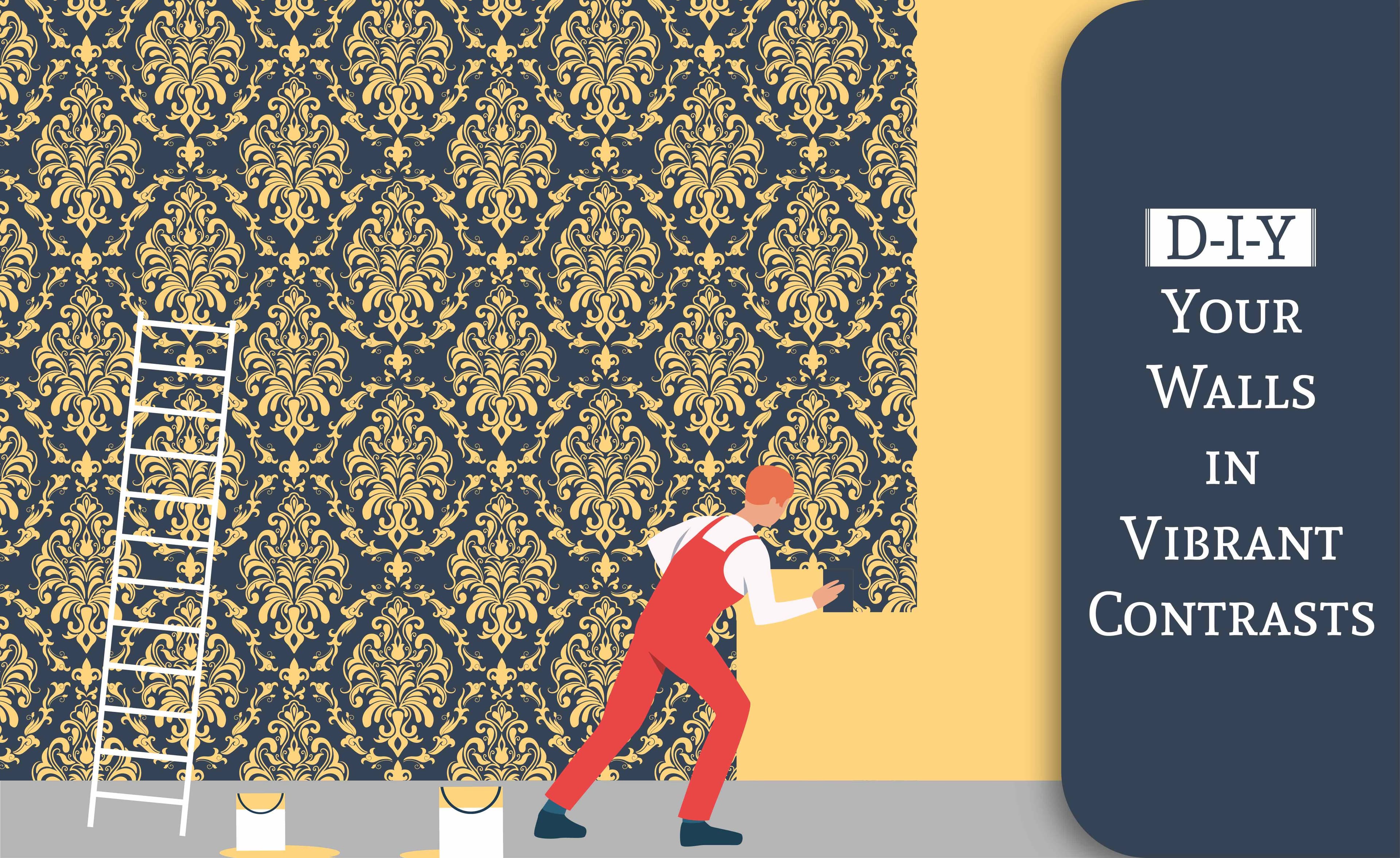 How To Do a Colour Block Wall How To Do a Colour Block Wall