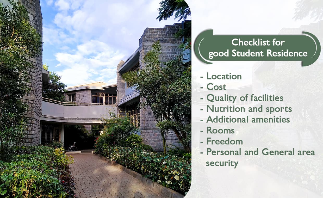 Choosing a good student residence Choosing a good student residence